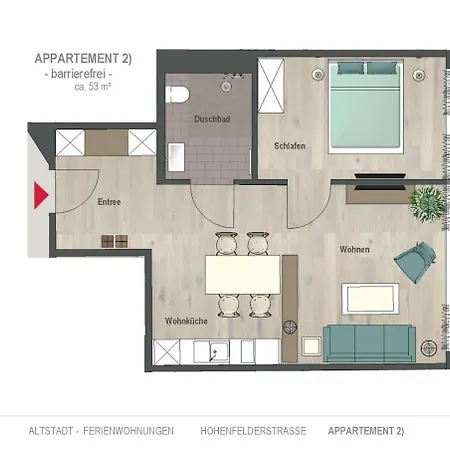 Lägenhet Cozy-flats *